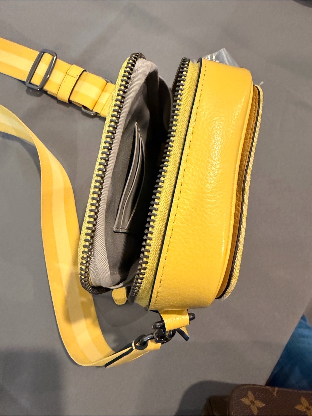 COACH Yellow Signature Crossbody Camera Bag - Picture 3 of 3